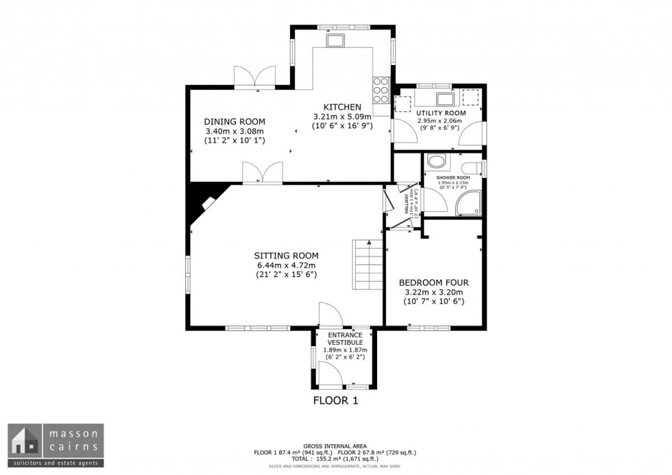 Floorplan for Nethy Bridge