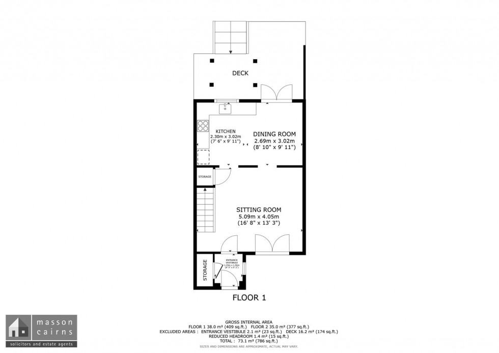 Floorplan for Muirton Place, Boat Of Garten