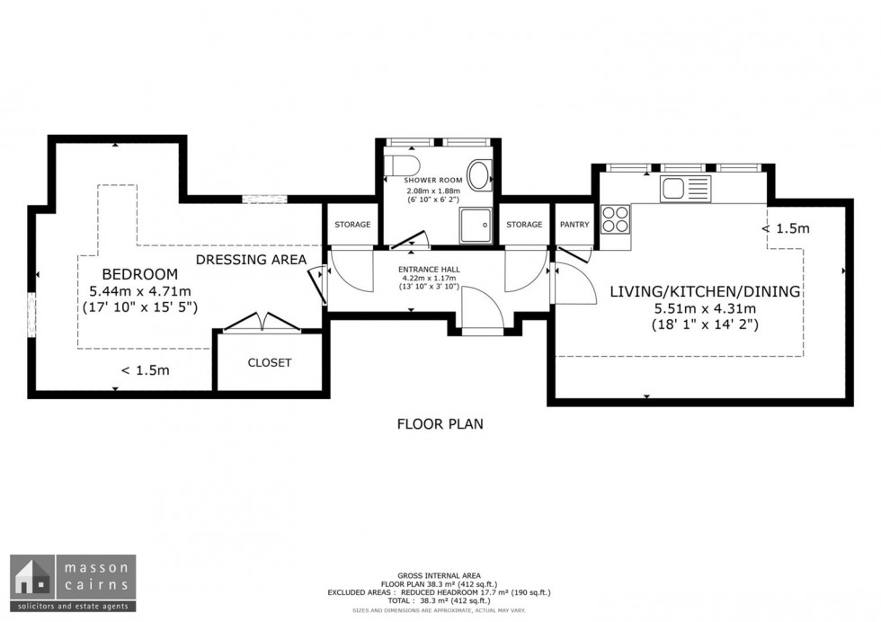Floorplan for Speyside House, Grantown on Spey