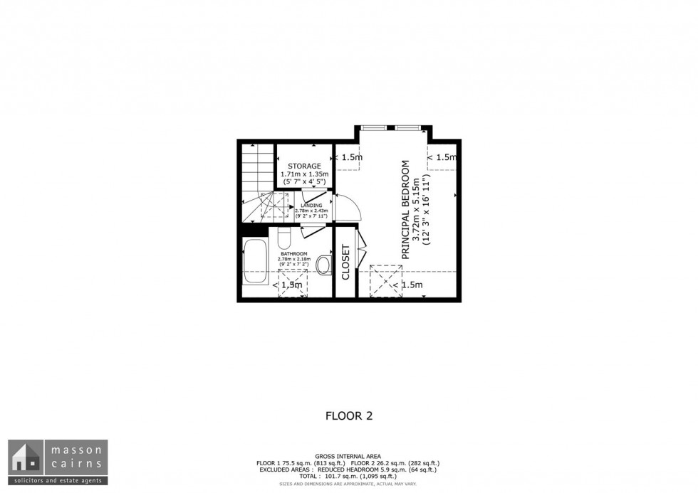 Floorplan for Railway Terrace, Aviemore