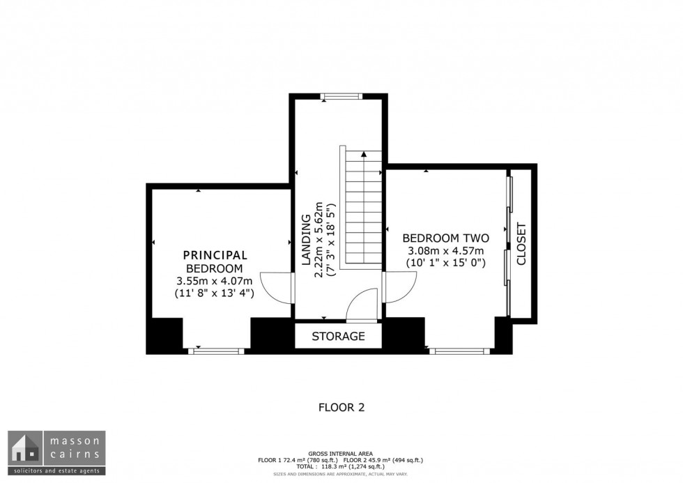 Floorplan for Castleton Of Blairfindy, Glenlivet