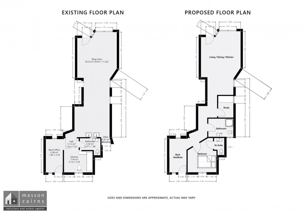 Floorplan for High Street, Grantown on Spey