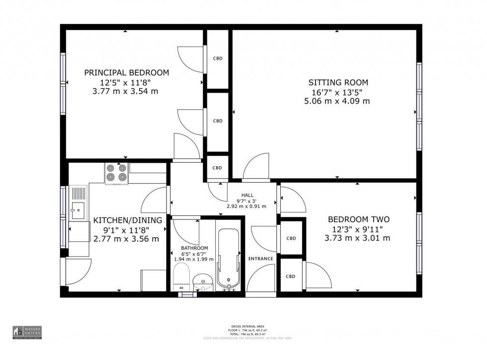 Floorplan for Birch Grove, Boat Of Garten