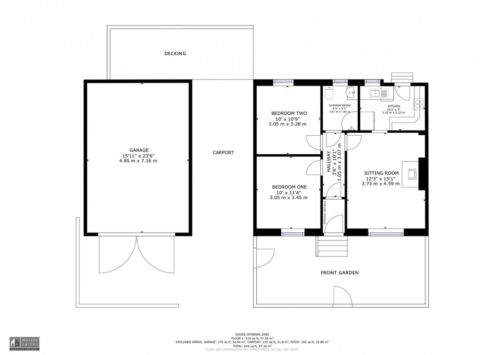 Floorplan for Woodburn Place, Grantown on Spey