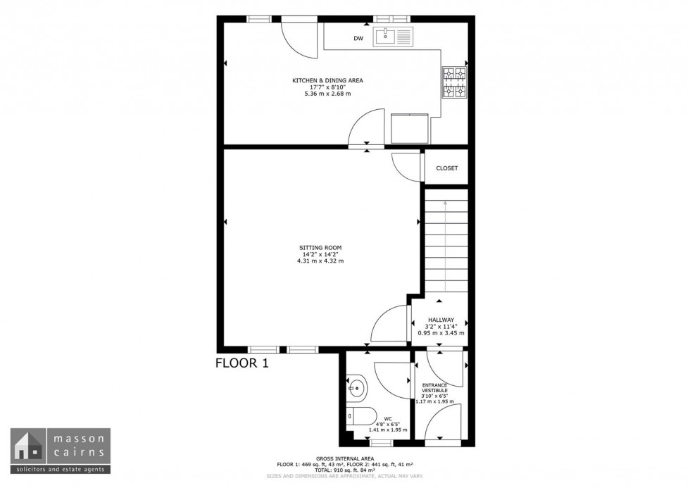 Floorplan for Corbett Place, Aviemore