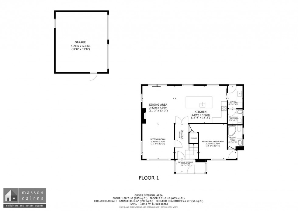 Floorplan for Drumuillie, Boat Of Garten