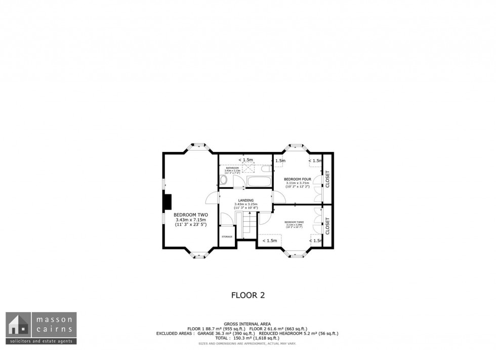 Floorplan for Drumuillie, Boat Of Garten