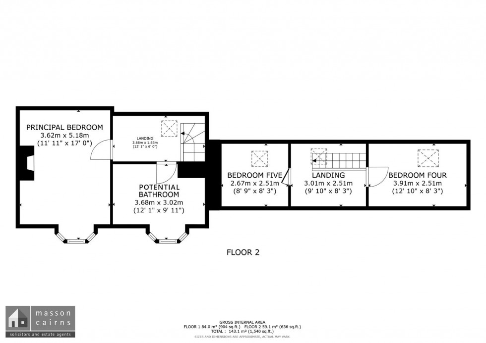 Floorplan for Station Road, Carrbridge