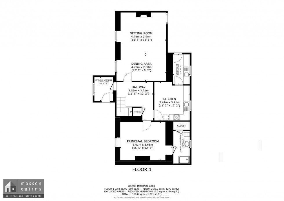 Floorplan for Boat Of Garten