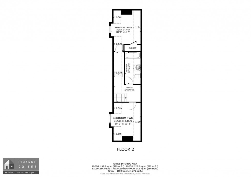 Floorplan for Boat Of Garten