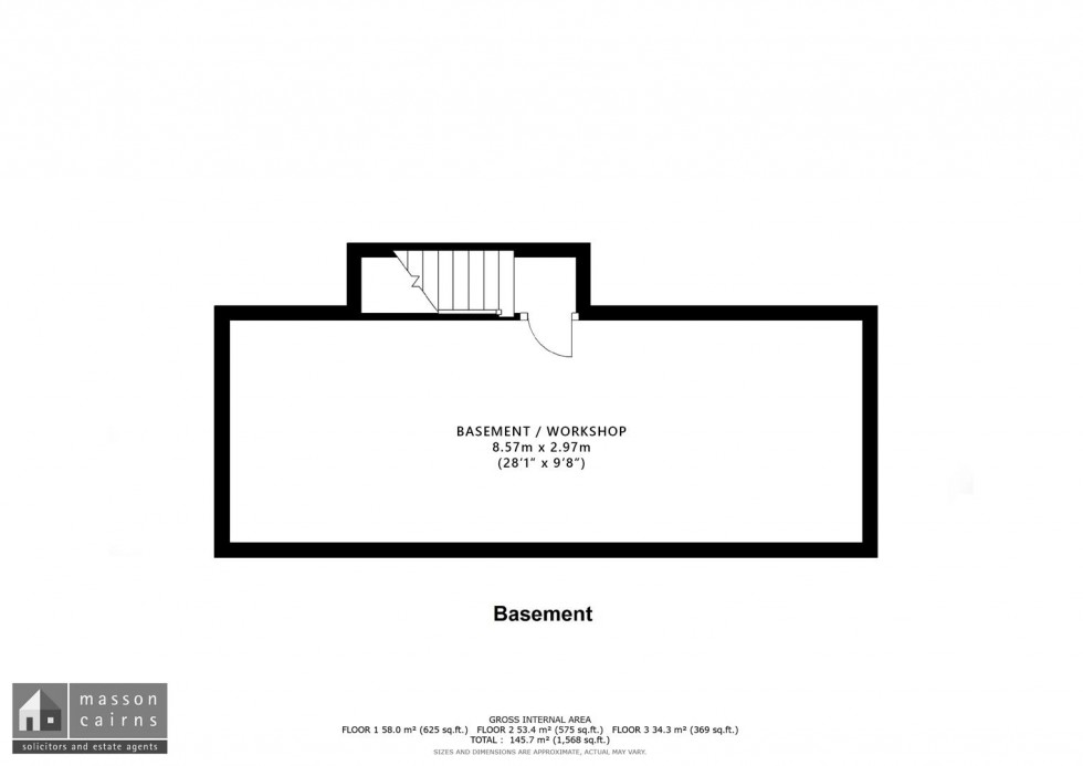 Floorplan for The Square, Grantown on Spey