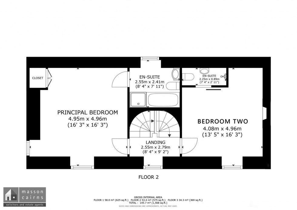 Floorplan for The Square, Grantown on Spey