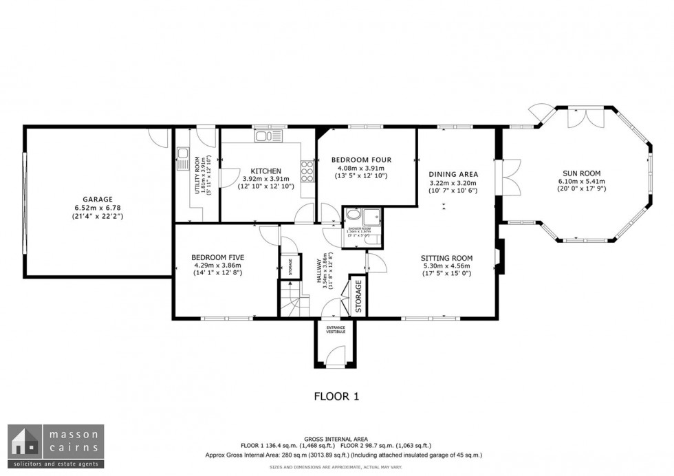 Floorplan for Balgowan, Laggan, Newtonmore