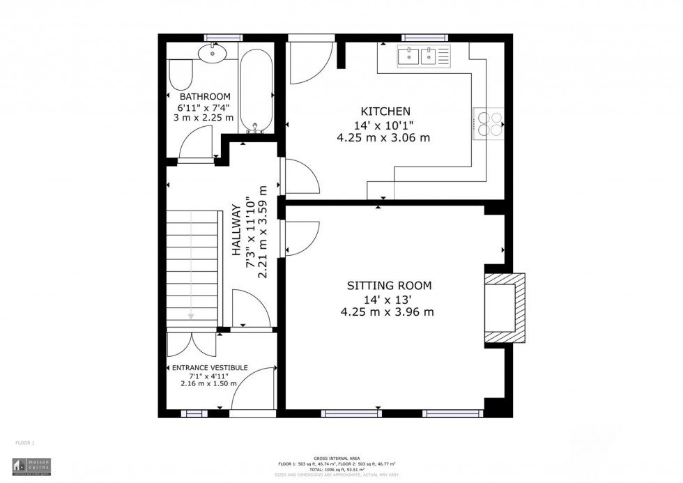 Floorplan for 33 Lynstock Crescent, Nethy Bridge