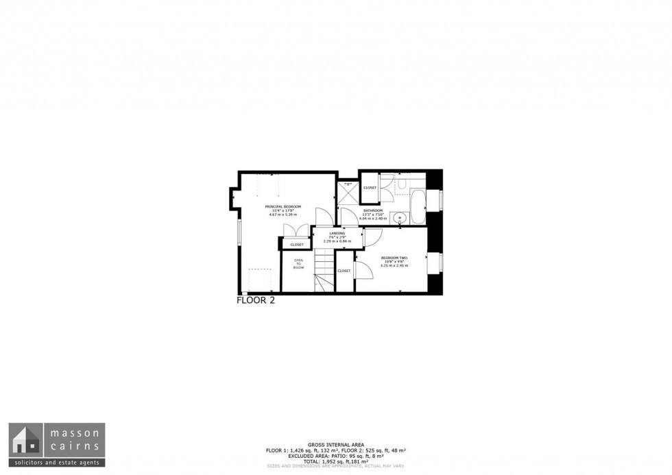 Floorplan for The Old Schoolhouse, School Road, Dulnain Bridge, Grantown on Spey