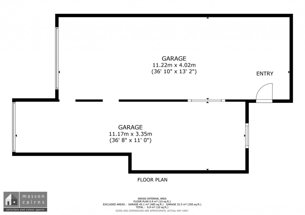 Floorplan for The Old Schoolhouse, School Road, Dulnain Bridge, Grantown on Spey