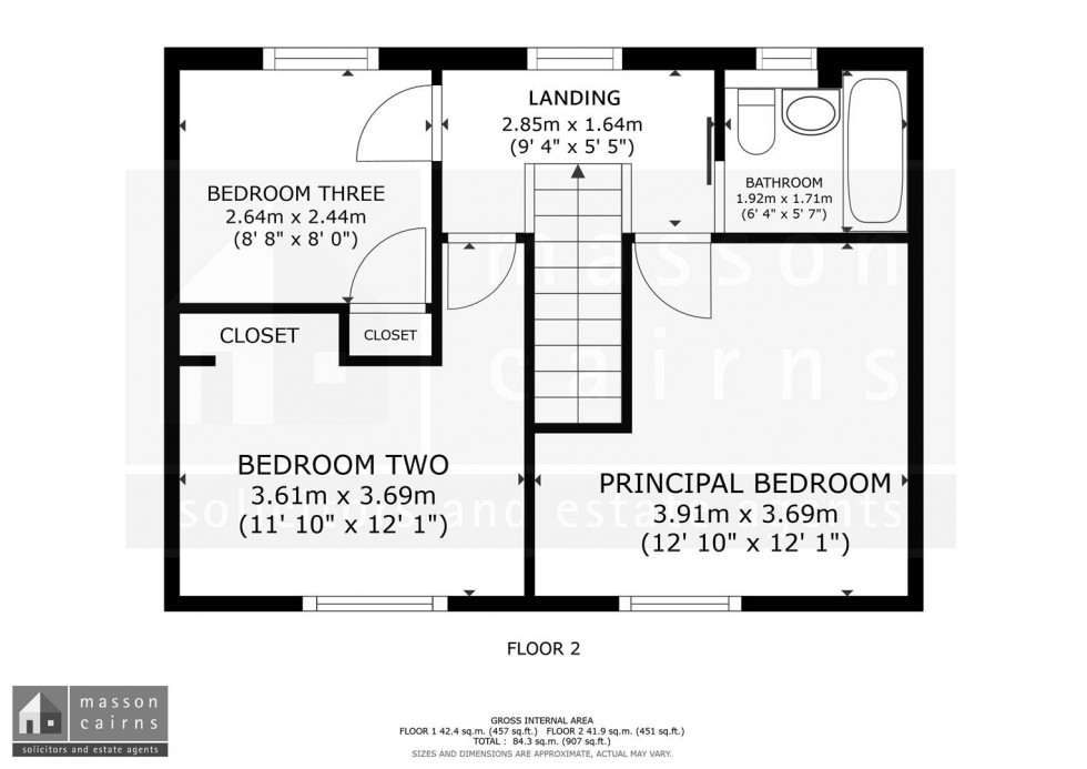 Floorplan for 3 Tomnabat Lane, Tomintoul