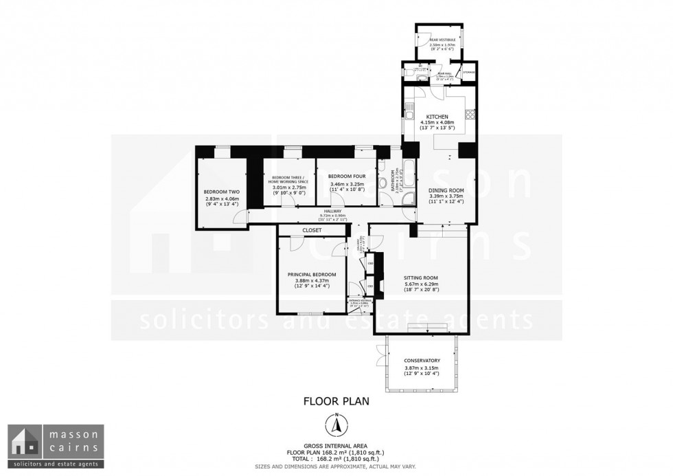 Floorplan for 6 Front Street, Inver, Tain