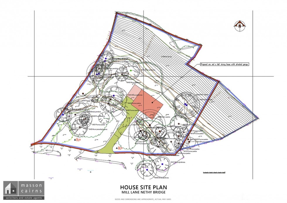 Floorplan for House Site, Mill Lane, Nethy Bridge