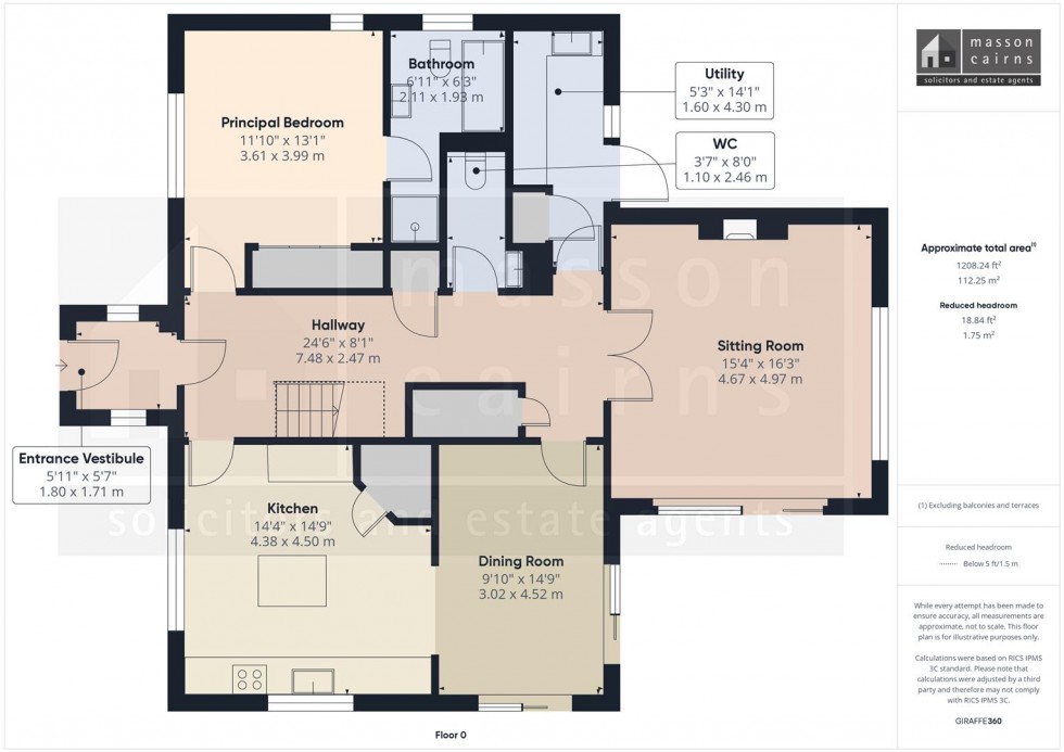 Floorplan for Forest Trail Lodge, Culvardie, Nethy Bridge