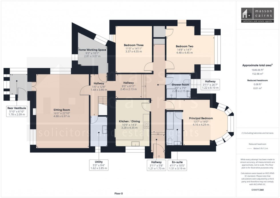 Floorplan for 5 Seafield Lodge, Woodside Avenue, Grantown on Spey