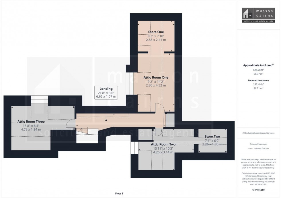 Floorplan for 5 Seafield Lodge, Woodside Avenue, Grantown on Spey