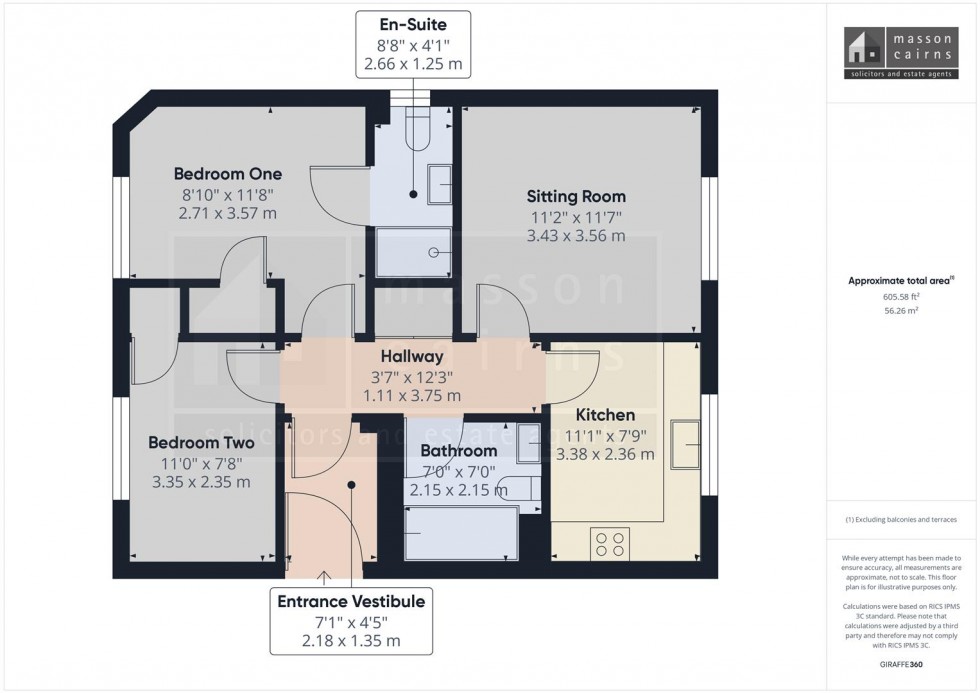 Floorplan for 1 Old Smiddy Court, Market Road, Grantown on Spey